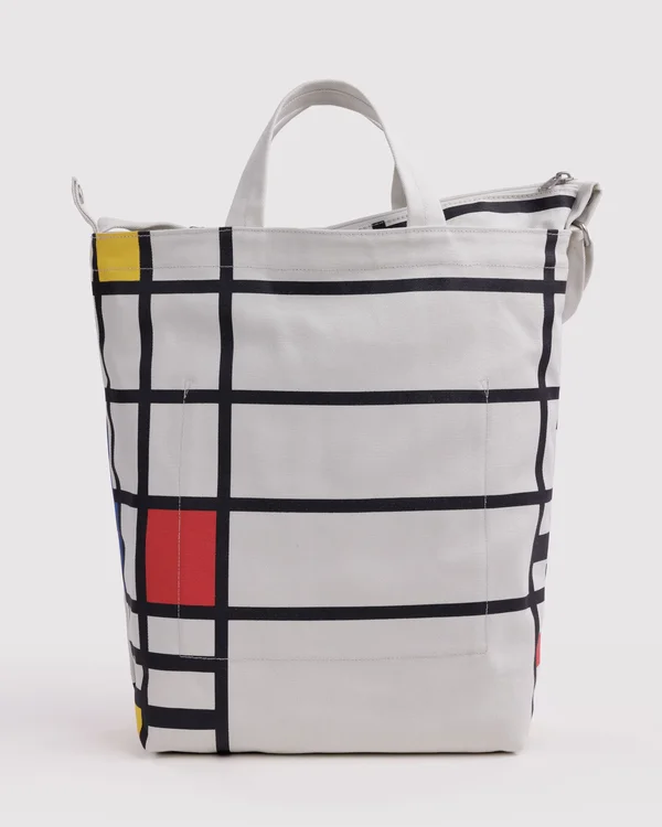 Zip Duck Bag - Trafalgar Square Piet Mondrian - Material: canvas