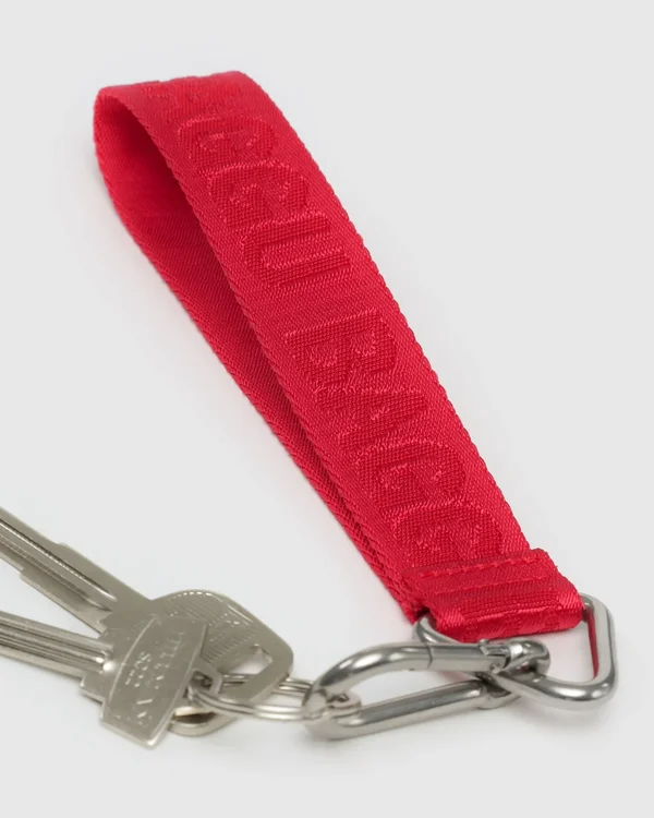Logo Keychain - Red - Material: heavyweight-nylon