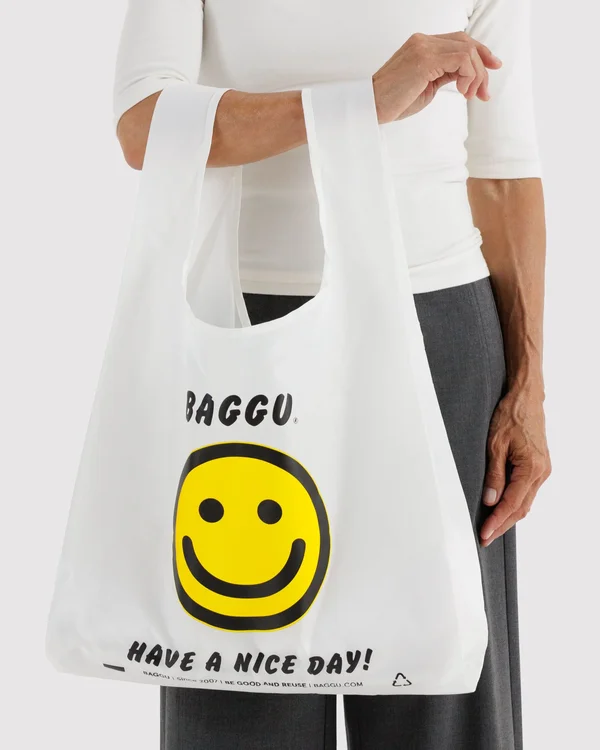 Standard Baggu - Thank You Happy - Material: ripstop-nylon