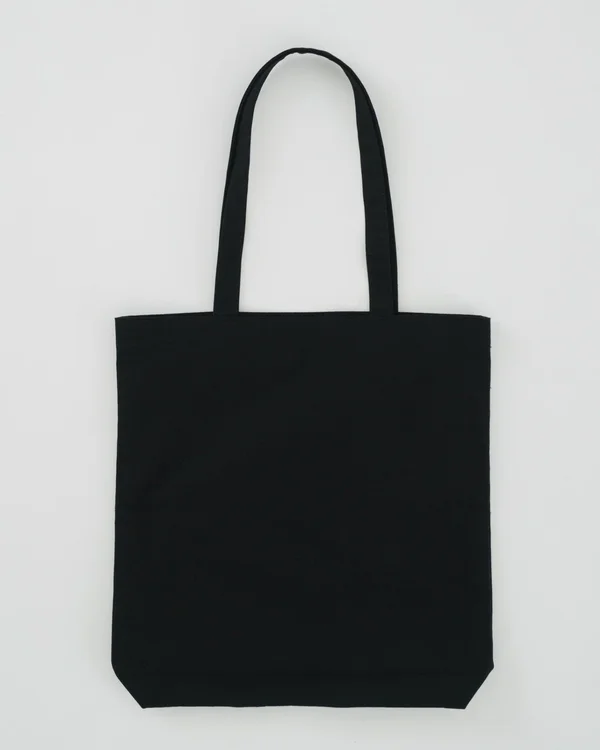 Merch Tote - Black, 15" x 11.75" x 3" - Size: S