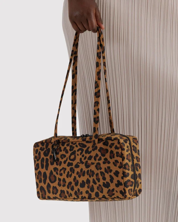 Nylon Bowler Bag - Leopard - Material: heavyweight-nylon