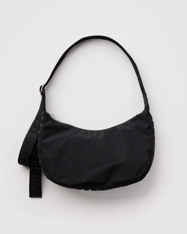 Medium Nylon Crescent Bag - Studs - Size: OS