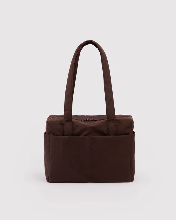 Everyday Cloud Bag - Coffee - Material: heavyweight-nylon