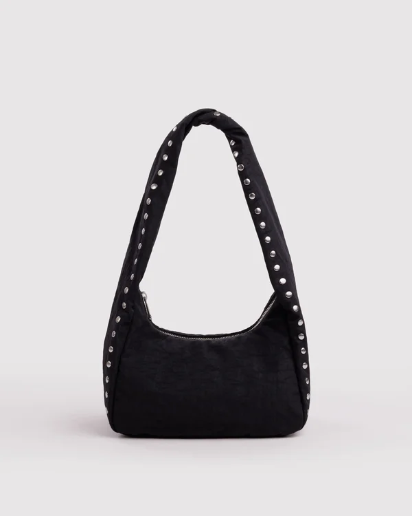 Small Nylon Meringue Bag - Studs