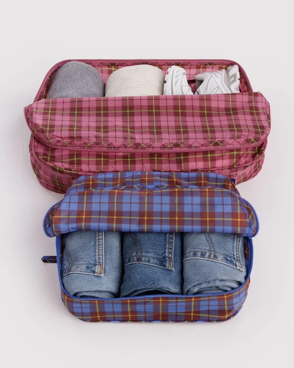Large Packing Cube Set - Check Mix - Material: ripstop-nylon